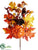 Pumpkin, Pine Cone, Maple Pick - Fall - Pack of 6