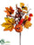 Large Pumpkin, Chinese Lantern, Berry Pick - Fall Orange - Pack of 12