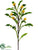 Silk Plants Direct Artichoke Spray - Yellow - Pack of 6