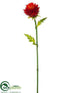 Silk Plants Direct Artichoke Spray - Red - Pack of 12