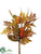 Corn, Pine Cone, Berry Spray - Green Brown - Pack of 6