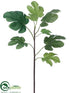 Silk Plants Direct Fig Spray - Green - Pack of 12