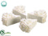 Silk Plants Direct Slice Wedding Cake - Cream - Pack of 8