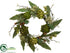 Silk Plants Direct Artichoke Wreath - Green - Pack of 1