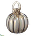 Silk Plants Direct Glass Pumpkin - Cream - Pack of 4