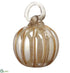 Silk Plants Direct Glass Pumpkin - Brown - Pack of 4