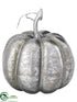 Silk Plants Direct Pumpkin - Silver - Pack of 6