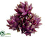 Silk Plants Direct Artichoke - Burgundy - Pack of 6