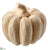 Wood Pumpkin - Natural - Pack of 2