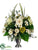 Rose, Peony, Daisy, Cosmos - Cream Green - Pack of 1