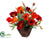 Poppy, Astilbe - Red Orange - Pack of 1