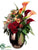 Artichoke, Rose, Calla Lily - Crimson Rust - Pack of 1