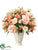 Rose, Waxflower - Peach Salmon - Pack of 1