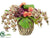 Phalaenopsis Orchid, Hydrangea, Rose - Orchid Orange - Pack of 1