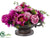 Peony, Rose, Sedum - Fuchsia Pink - Pack of 1