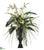 Tropical Arrangement - Green Cream - Pack of 1