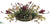 Tropical Flower Arrangement - Burgundy Violet - Pack of 1