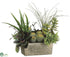 Silk Plants Direct Succulents - Green Two Tone - Pack of 1