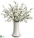 Silk Plants Direct Apple Blossom - White - Pack of 1