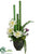 Lotus, Bamboo, Calla Lily - Cream Green - Pack of 1