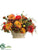 Aster Mum, Gerbera Daisy, Berry - Flame Yellow - Pack of 1