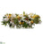 Peony,Tulip, Calendula - Yellow White - Pack of 1