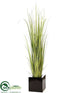 Silk Plants Direct Reed Grass - Green - Pack of 1