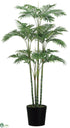 Silk Plants Direct Areca Palm Tree - Green - Pack of 1