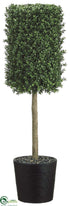 Silk Plants Direct Boxwood Topiary - Green - Pack of 1