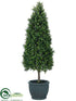 Silk Plants Direct Boxwood Topiary - Green - Pack of 1