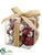 Jingle Bell - Red White - Pack of 4