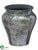 Metal Vase - Silver Antique - Pack of 6