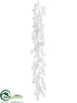 Silk Plants Direct Leaf Garland - White - Pack of 6