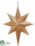 Silk Plants Direct Star Hanging Lamp - Gold - Pack of 1