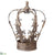 Crown Candleholder - Gold Antique - Pack of 1