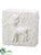 Reindeer Wall Tile - White - Pack of 12