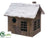 Wood House - Brown Snow - Pack of 2