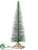 Pine Tree - Green Glittered - Pack of 2