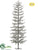 Iced Twig Tree - Clear - Pack of 1