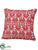 Pillow - Red Gray - Pack of 4