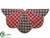 Plaid Tree Skirt - Red Green - Pack of 2