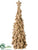 Tassel Cone Topiary - Beige Red - Pack of 2