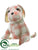 Plaid Dog - Red Beige - Pack of 2