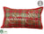 Season's Greetings Plaid Pillow - Red Green - Pack of 6