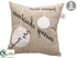 Silk Plants Direct Merry Christmas Pillow - Beige Jute - Pack of 6