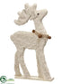 Silk Plants Direct Reindeer - Beige - Pack of 2