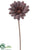 Glittered Linen Gerbera Daisy Spray - Brown - Pack of 24