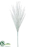 Silk Plants Direct Glittered Grass Spray - Aqua - Pack of 12