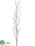 Silk Plants Direct Glittered Twig Branch - Mint - Pack of 12