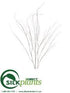 Silk Plants Direct Twig Branch - White - Pack of 6